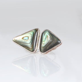 Trigon Abalone Silver 925 Ring