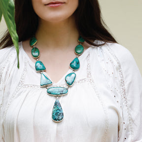 Riha Turquoise Silver 925 Necklace