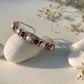 Garnet silver 925 cuff bracelet for women

Natural garnet gemstone silver cuff bracelet

Red garnet 925 sterling silver cuff bracelet

Garnet stone silver cuff bracelet 

Elegant garnet silver cuff bracelet online