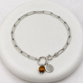 Gem & Initial Friendship Band