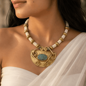 Saira 18k Gold Plated Silver 925 Necklace