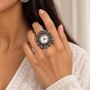 Shaya Oxidized Silver 925 Ring