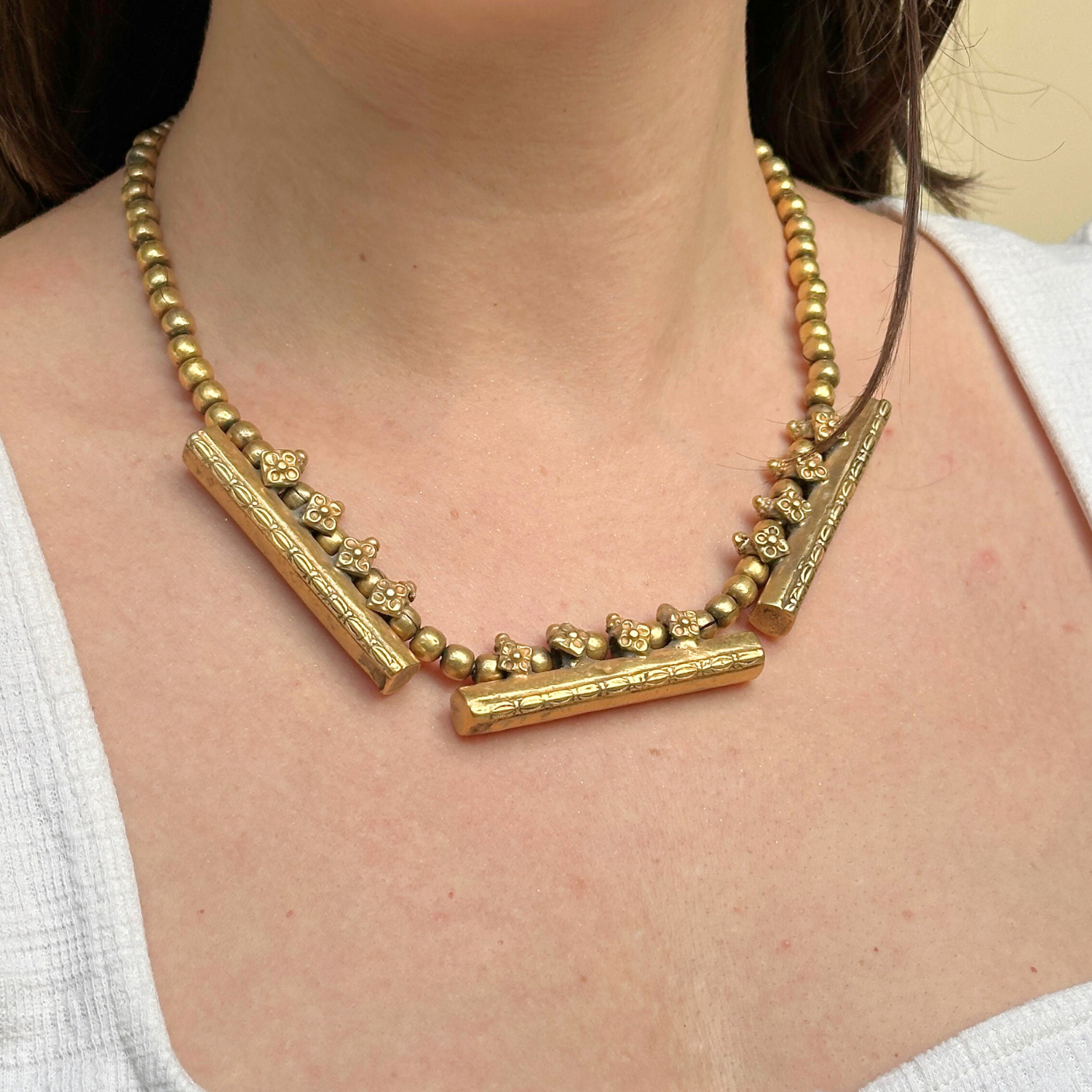 Shravi Gold Plated Silver 925 Necklace