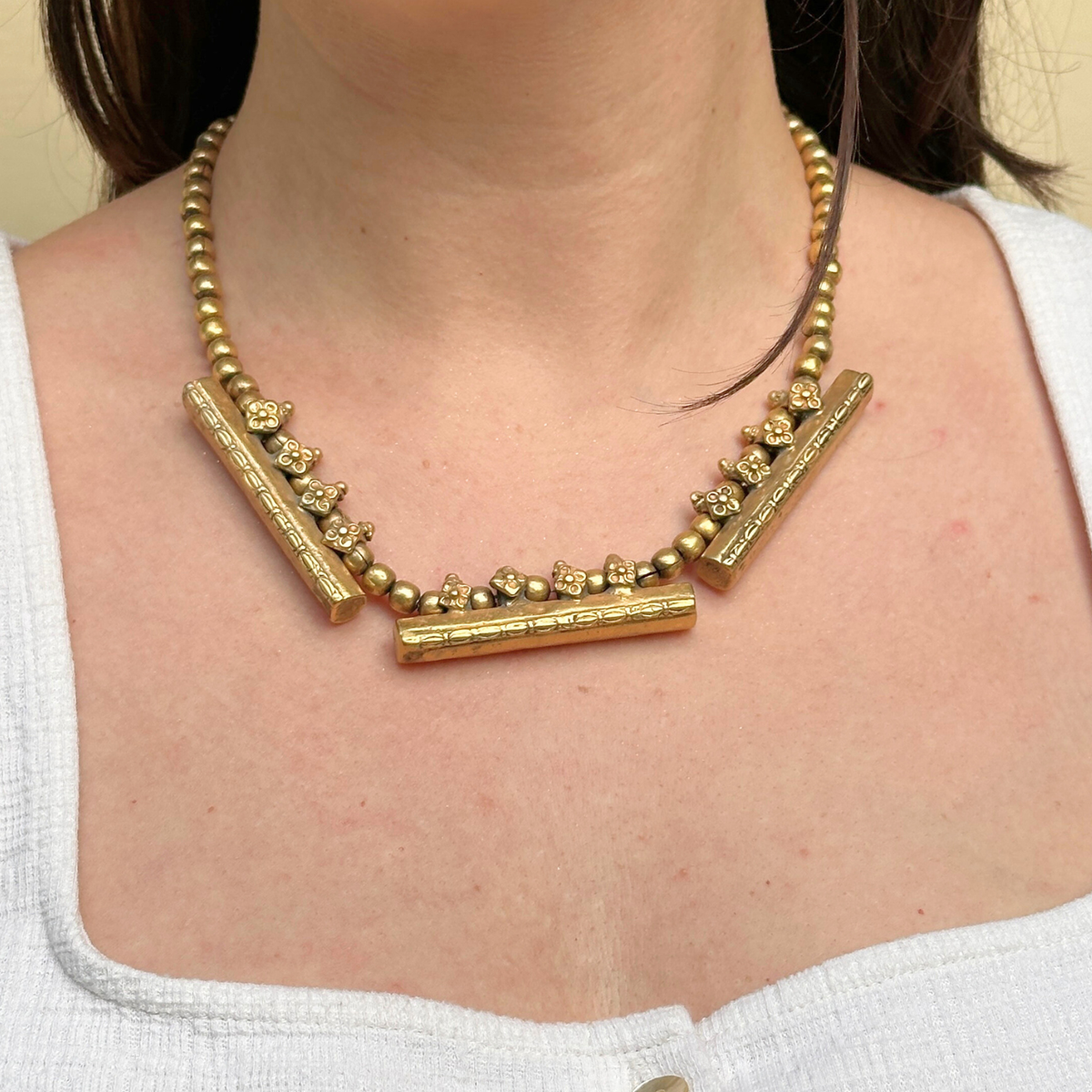 Gold plated silver necklace, Silver 925 gold necklace, Gold vermeil necklace