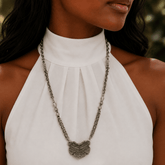 Shwana Silver Pendant Necklace