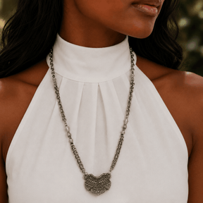 Shwana Silver Pendant Necklace