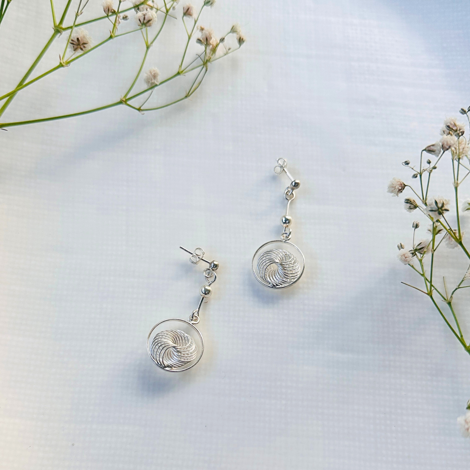 Silver earrings, Earrings, Minimal Earrings 