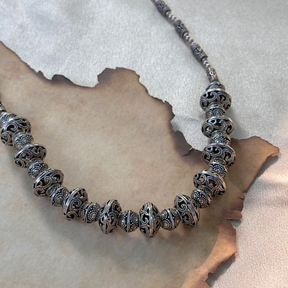 Silver Jewelry, Silver Necklace, Intricate design necklace, Traditional Necklace 