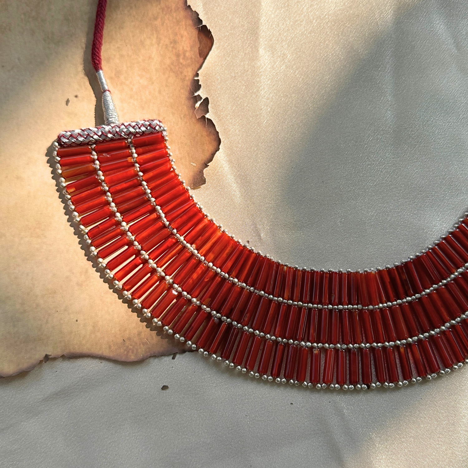 Sterling silver necklace for women with gemstone, Silver 925 jewelry, Handmade silver jewelry