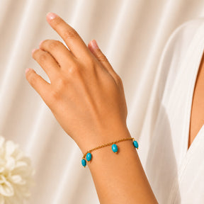 Colorstone Silver 925 Bracelet