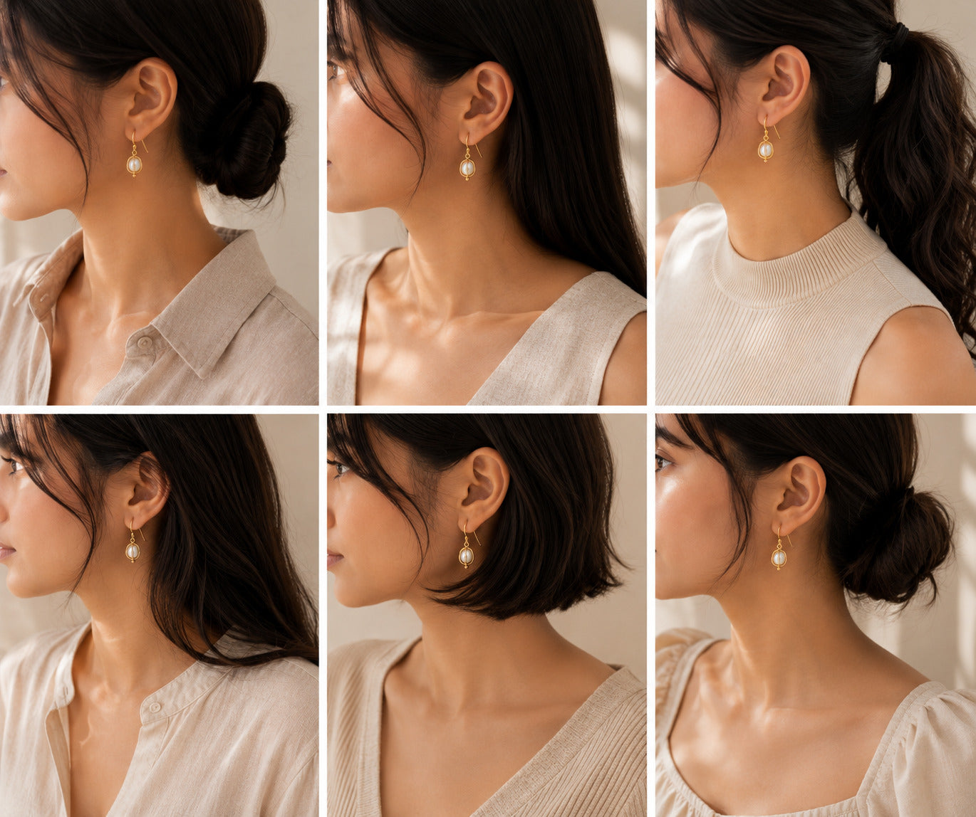 Yera Pearl 18k Gold Plated Silver 925 Earrings