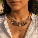 Zani silver necklace