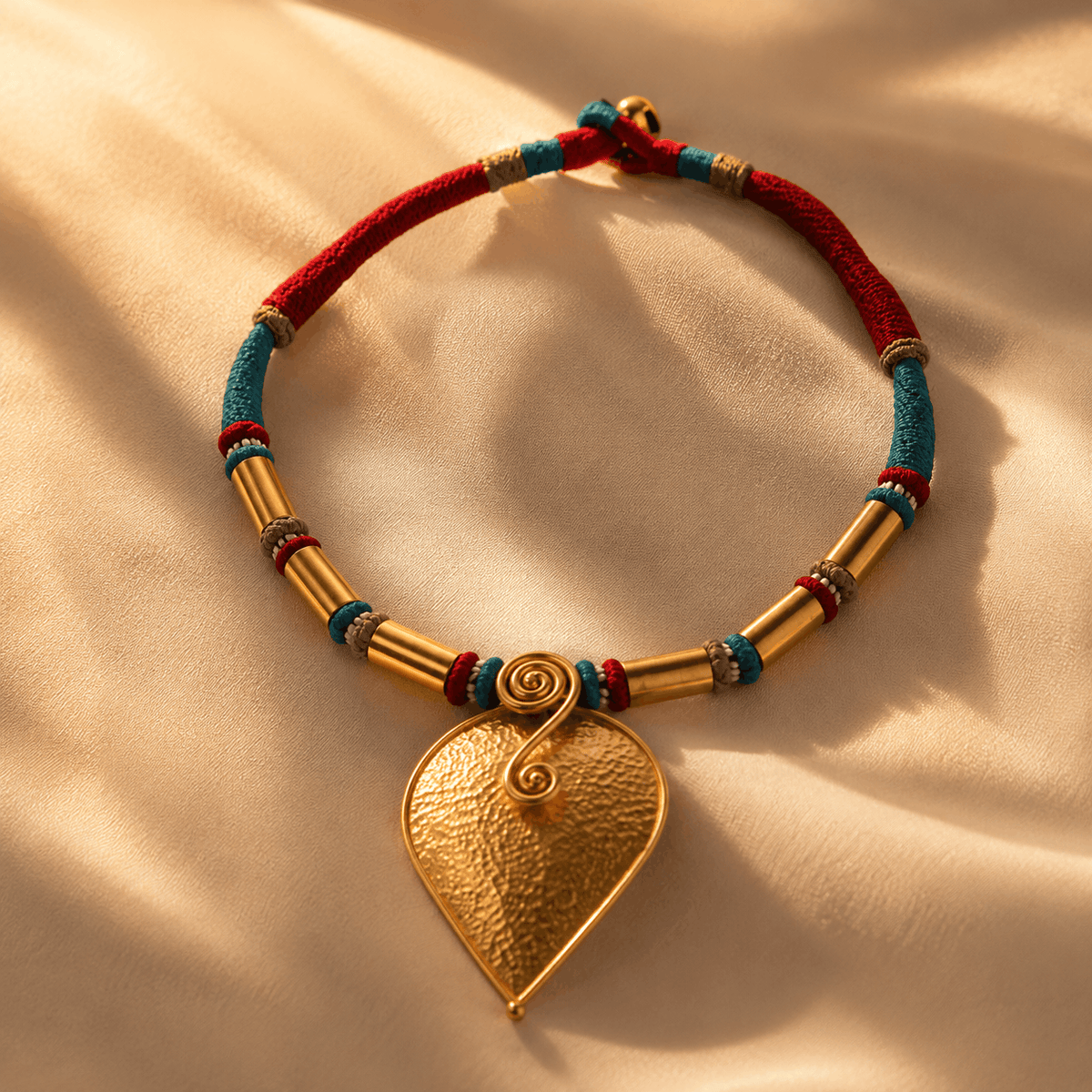 Zarae Gold Plated Vermeil Drop Boho Silver 925 Necklace