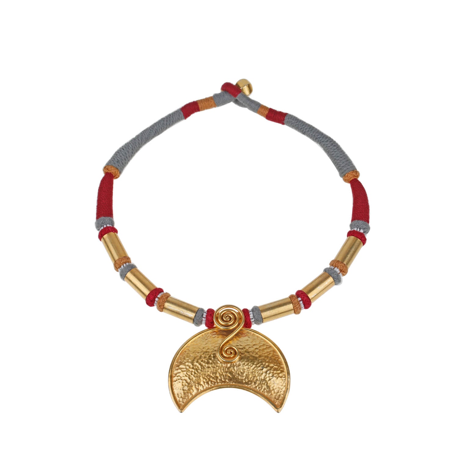 Gold plated vermeil boho silver 925 pendant necklace, Gold plated boho pendant, Boho charm pendant necklace, Boho jewelry necklace