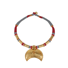 Gold plated vermeil boho silver 925 pendant necklace, Gold plated boho pendant, Boho charm pendant necklace, Boho jewelry necklace