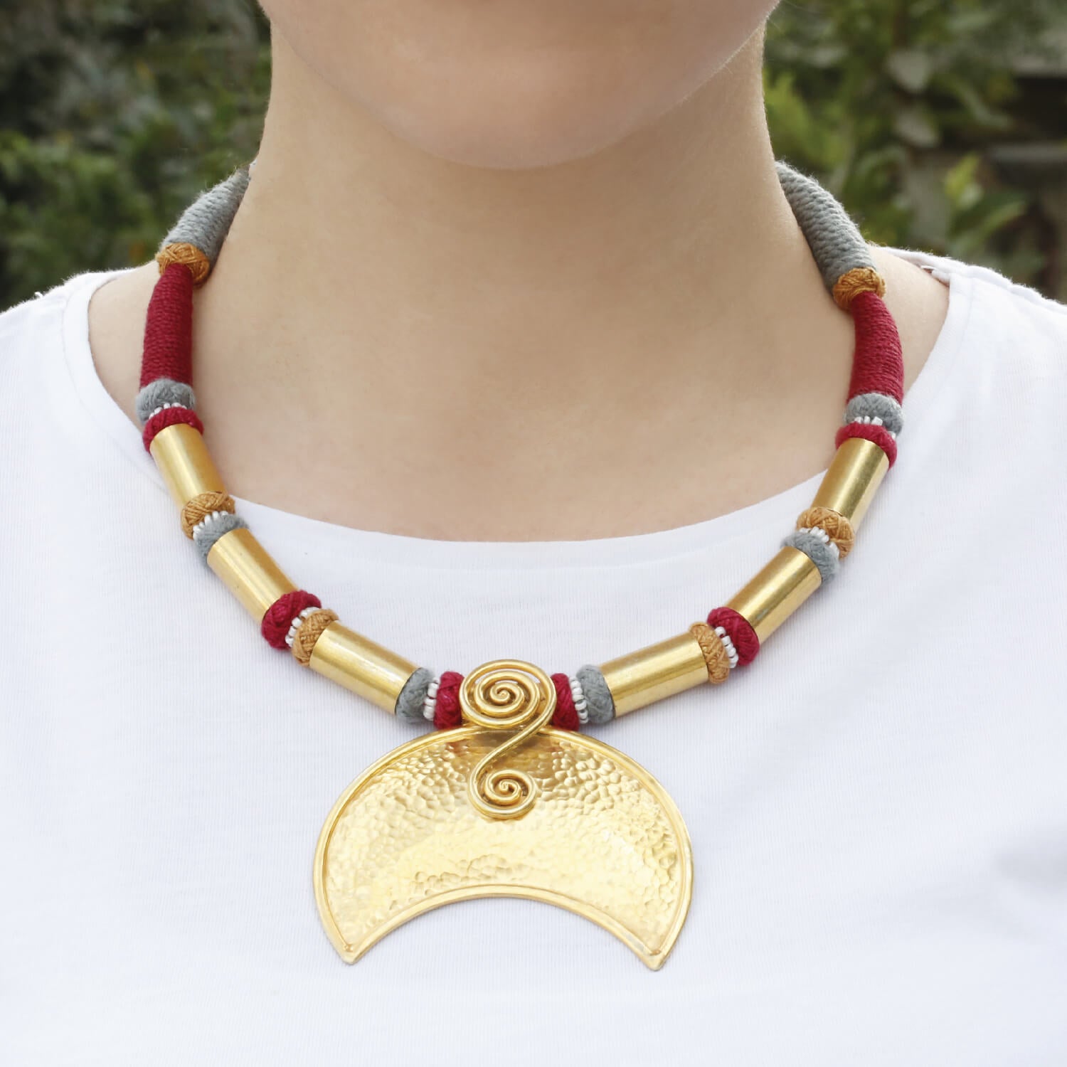 Zaya Gold Plated Vermeil Boho Silver 925 Pendant Necklace