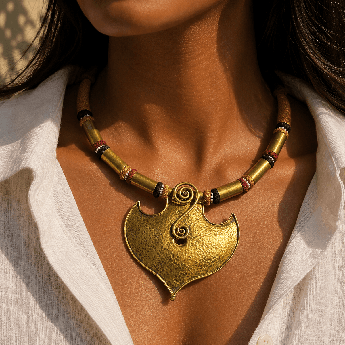 Ziora Gold Plated Boho Silver 925 Necklace