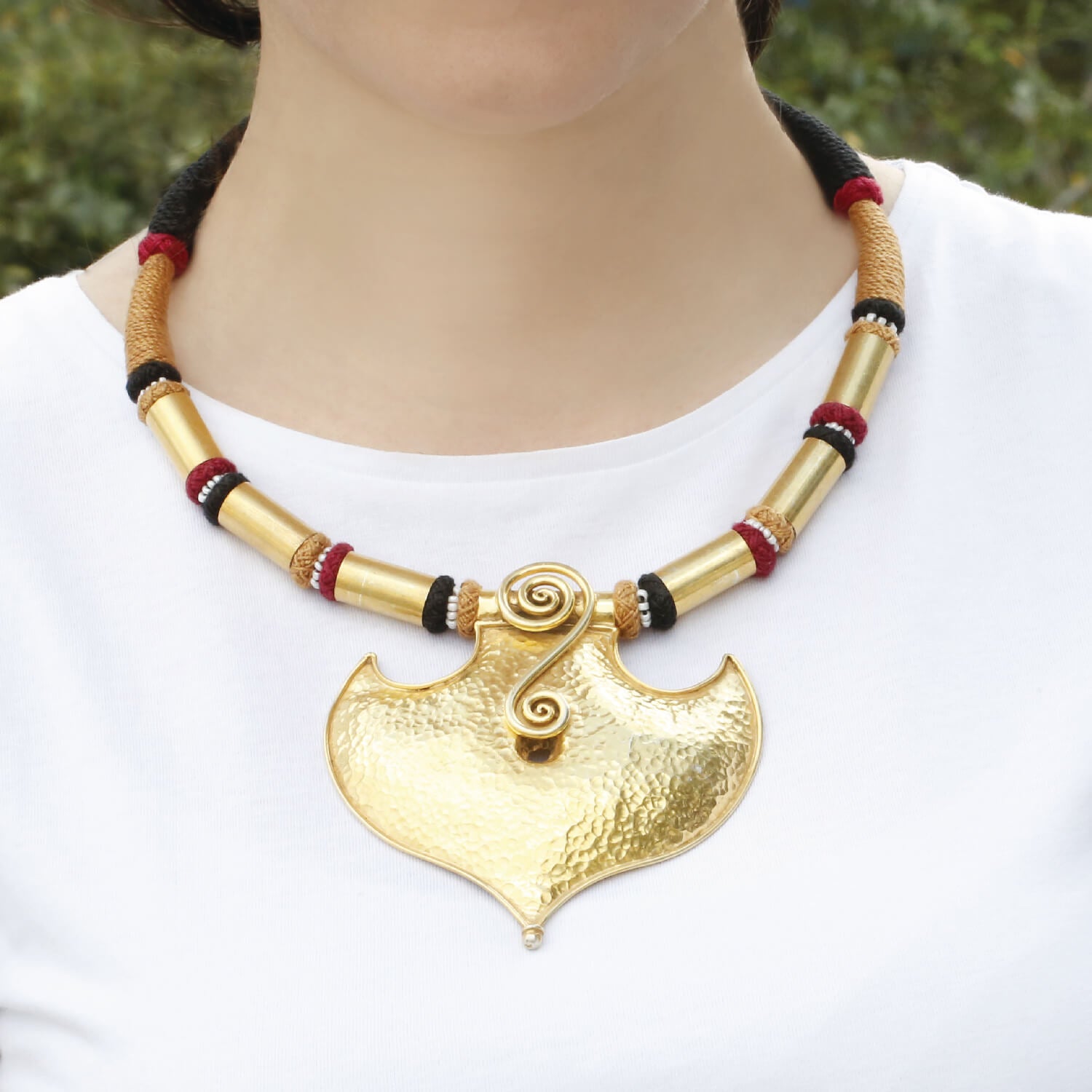 Ziora Gold Plated Boho Silver 925 Necklace