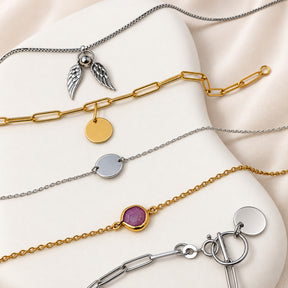 Minimal personalised bracelet for friendship Day 