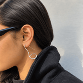 Slinky Silver Earrings