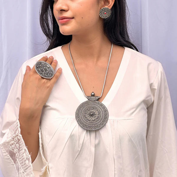 Kaashi Traditional Silver 925 Pendant