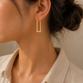 Kiri 18k Gold Plated Silver 925 Hoop Earrings