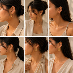 Kiri 18k Gold Plated Silver 925 Hoop Earrings