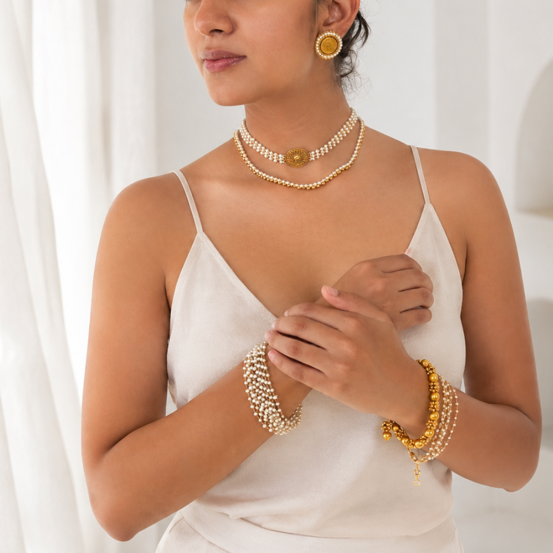 Kari 18K Gold Plated Silver 925 Bracelet