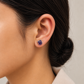 Mila Amethyst Silver 925 Earrings