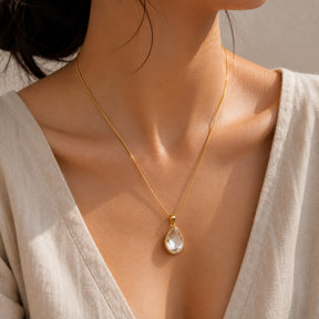 Pablo Pendant 18K Gold Plated Silver Necklace
