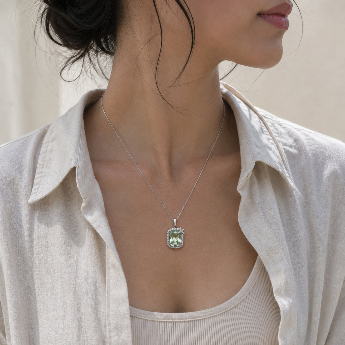 Palmira Multistone & Zircon Silver 925 Pendant