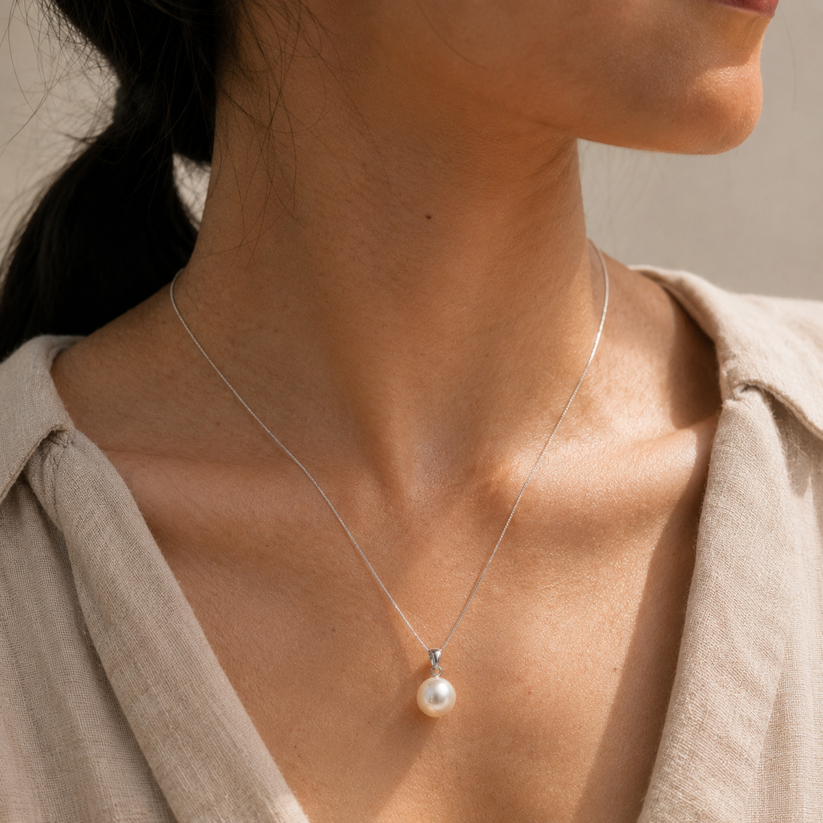 Pellet Pearl Silver 925 Pendant