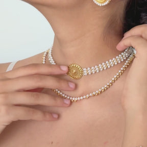 Mriyan 18K Gold Plated Silver 925 Choker Necklace