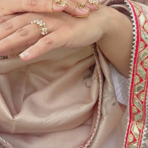 Anaya 18K Gold Plated Silver 925 Pearls Ring