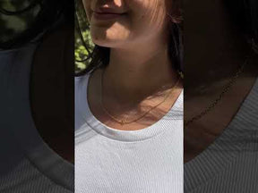 Elara Diamond Gold Plated Silver 925 Necklace
