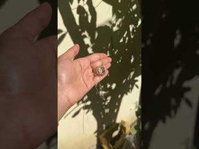 Ellis Amethyst 18K Gold Plated Silver 925 Love Necklace