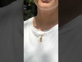 Liam Citrine 18K Gold Plated Silver 925 Pendant