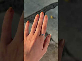 Yona Sapphire 18K Gold Plated Silver 925 Ring