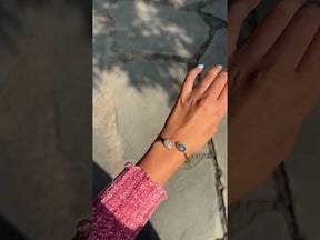 Aero Multi Stone Silver 925 Bangles