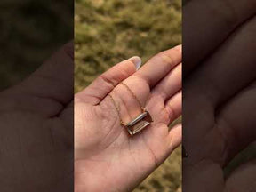 Tiva Smokey Quartz Silver 925 Pendant necklace