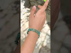 Soe Turquoise 18k Gold Plated Silver 925 Bracelet
