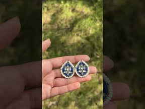 Rajmudra Silver 925 stud earrings