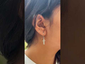 Glitzy Diamond Silver 925 Earrings