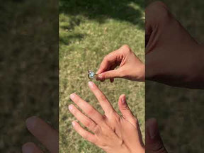 Alluring Aquamarine & Morganite Stone 925 Silver Ring