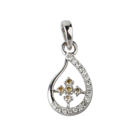 Isolde Silver 925 Diamond Pendant