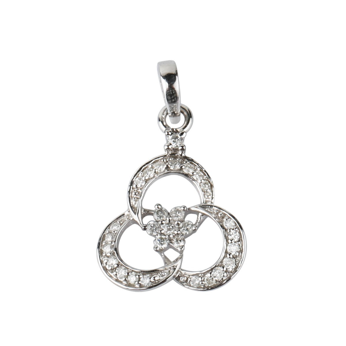 Rosalie Silver 925 Diamond Pendant