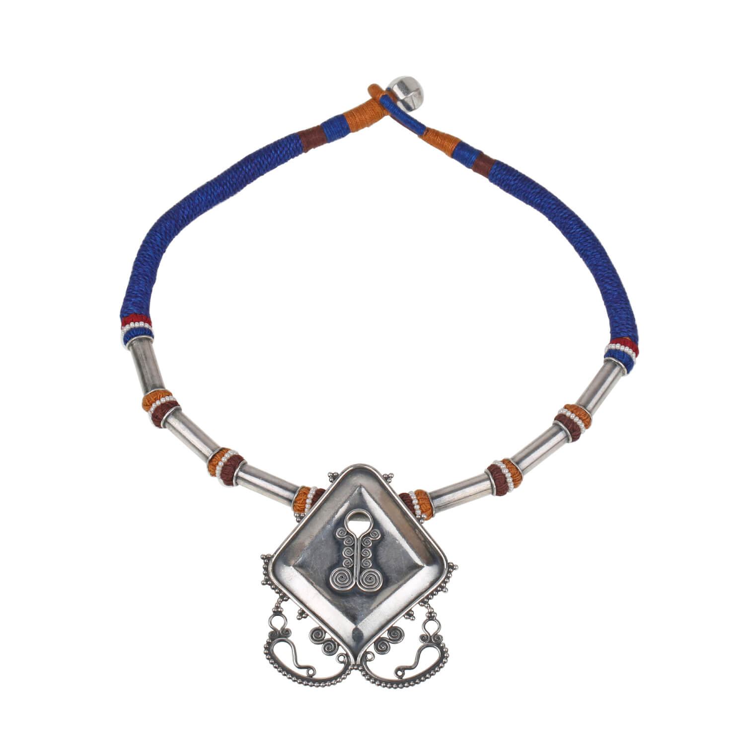 Bohemian silver 925 pendant necklace for women