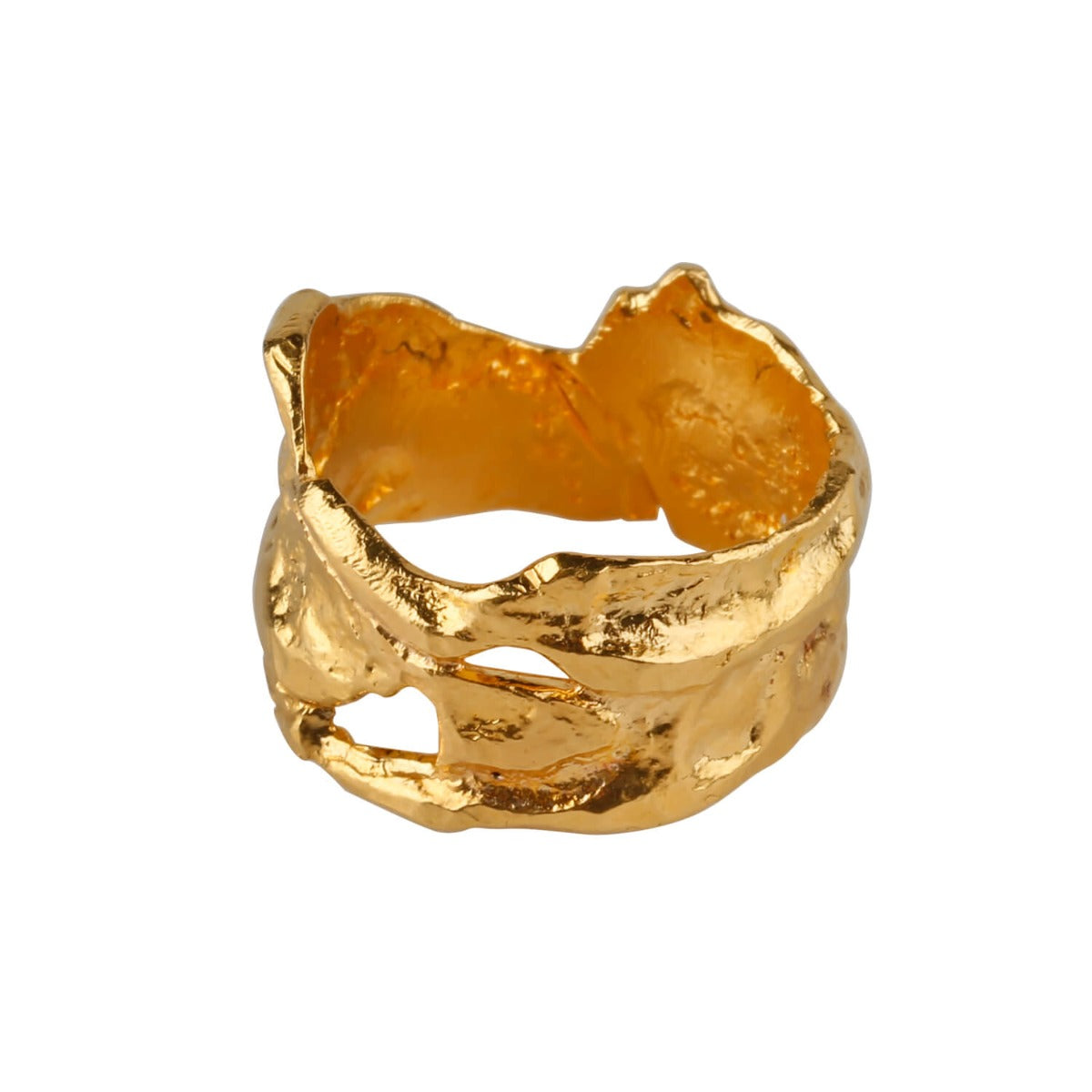 Vesper Gold Plated Silver 925 Ring