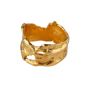 Vesper Gold Plated Silver 925 Ring