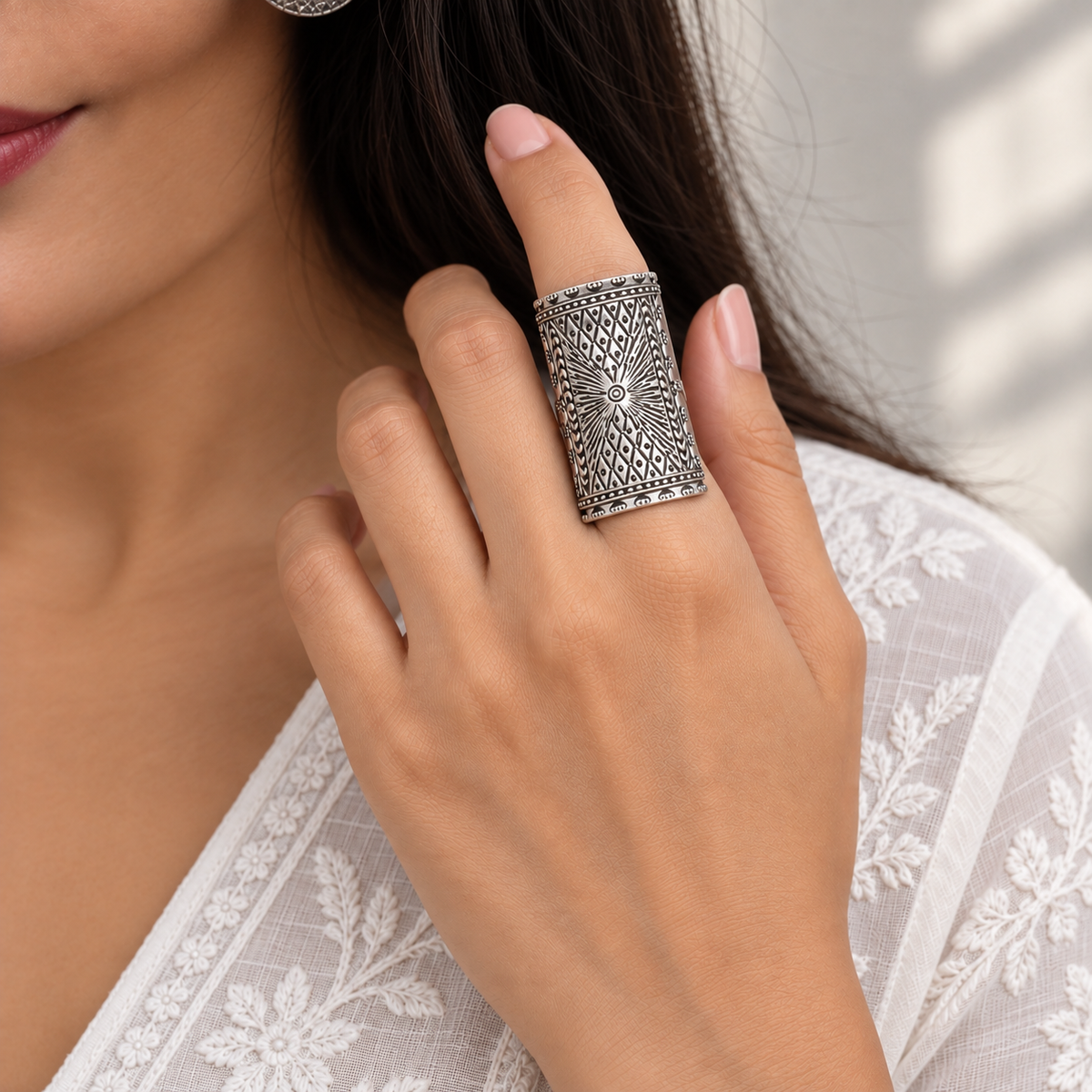 Reva Silver Ring